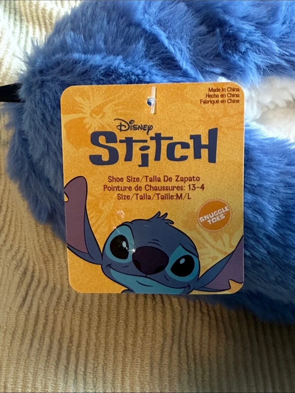 Disney Stitch Kids Slipper Socks NWT